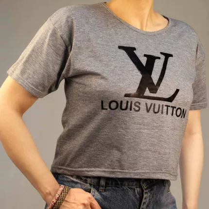 خرید تیشرت کراپ طرح Louis Vuitton
