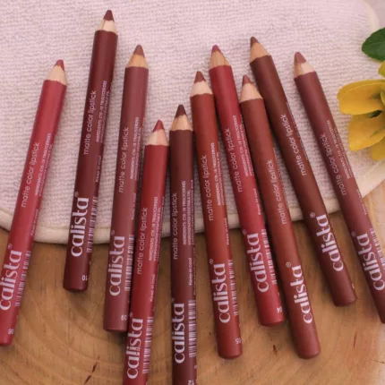 خرید رژلب مدادی کالیستا تراش دار مات 24 ساعته اصلی و ارزان