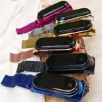 خرید ساعت دیجیتال طرح mi Band دستبند فلزی مغناطیسی شیک و ارزان